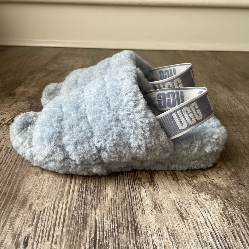 UGG Cozy Blue Slippers